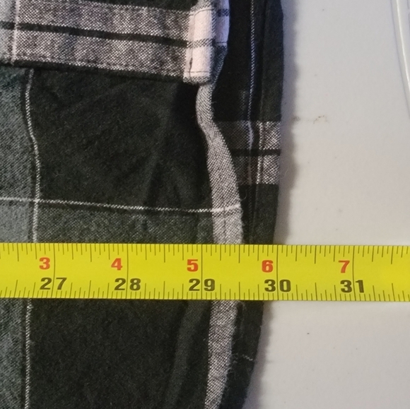 River Island Longsleeve Plaid Flannel Size Large - Picture 6 of 9